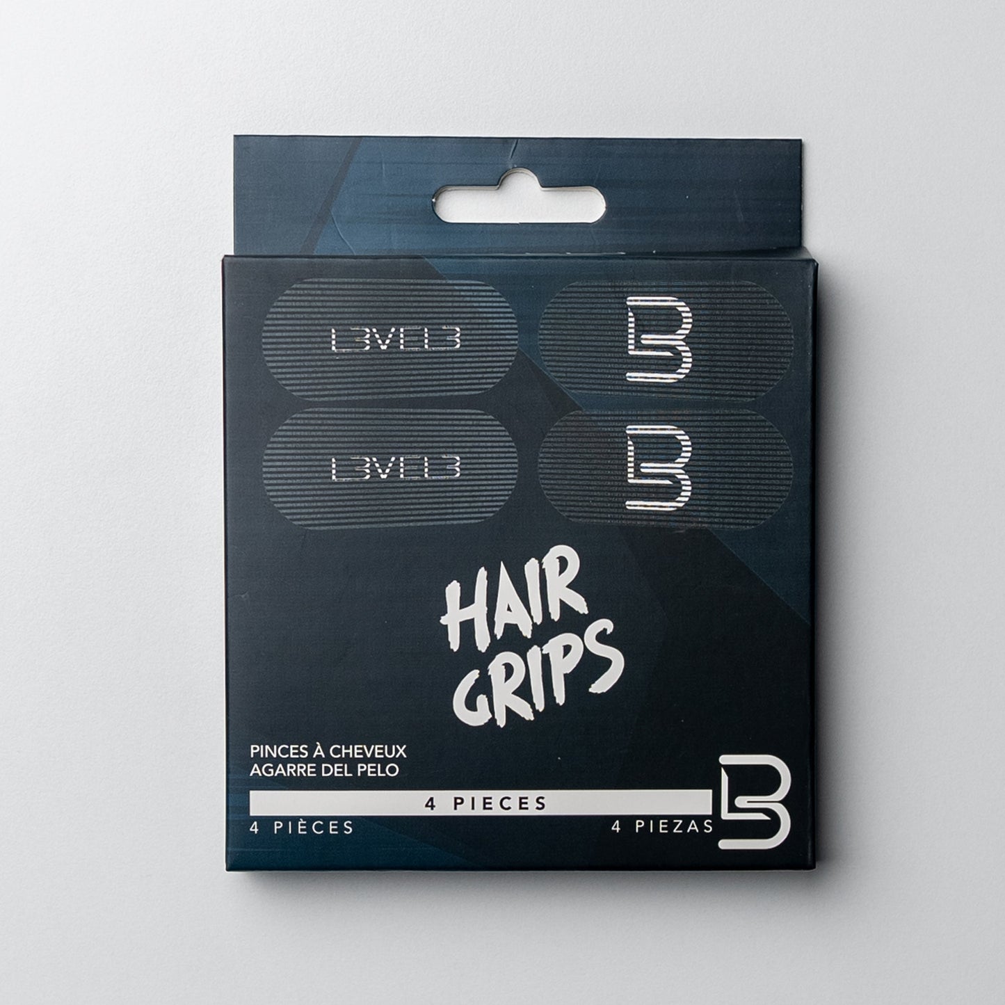 Level 3 four piece hair grips