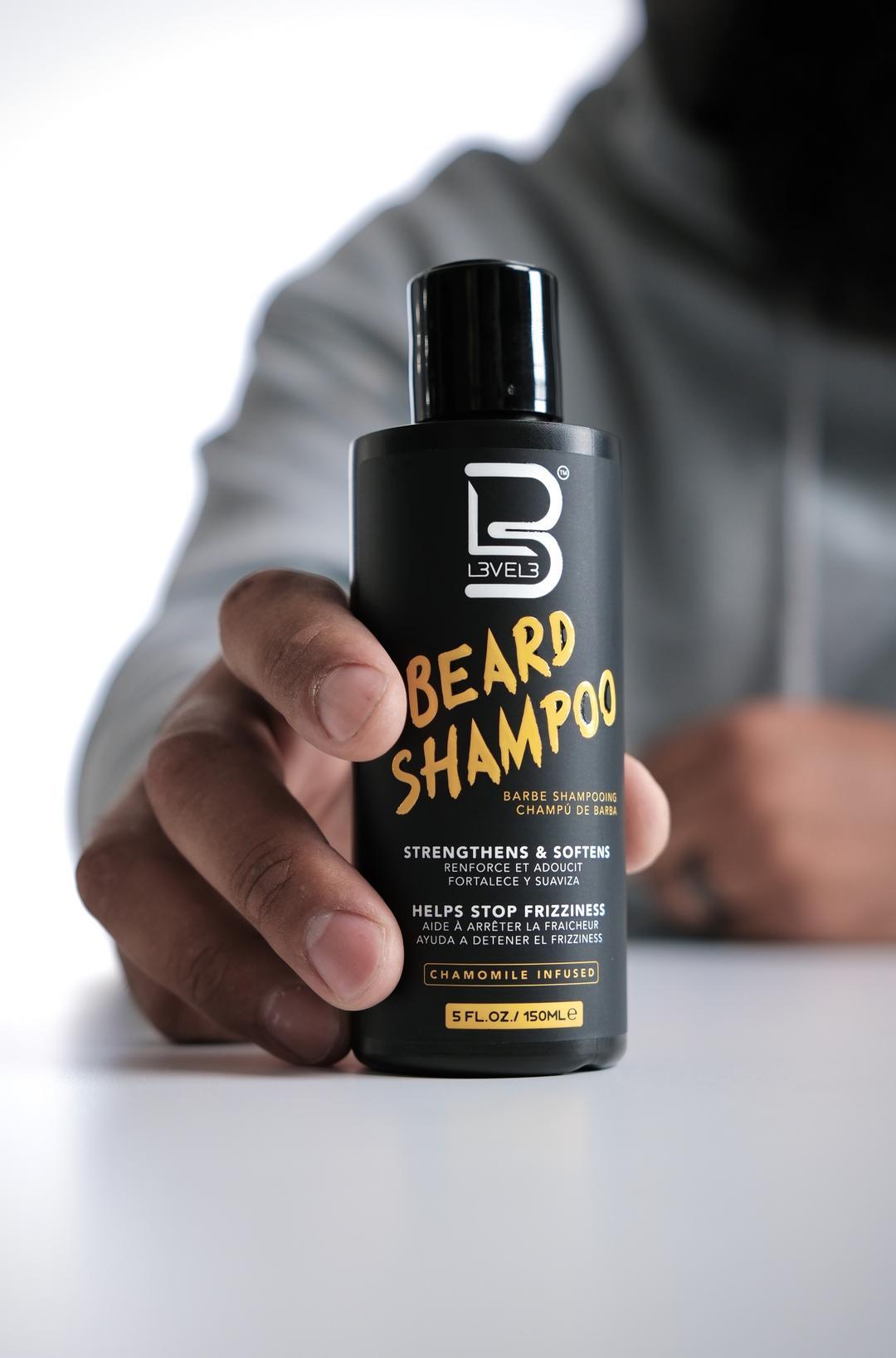 SHAMPOO PARA BARBA COM EXTRATO DE CAMOMILA