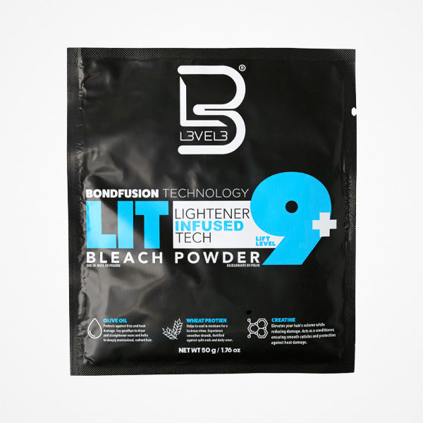 LIT BLEACH POWDER SACHET 50GR · DECOLORACIÓN EN POLVO - L3VEL3