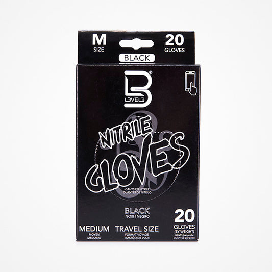 GUANTES DE NITRILO · NEGRO · 20 UDS · LEVEL 3