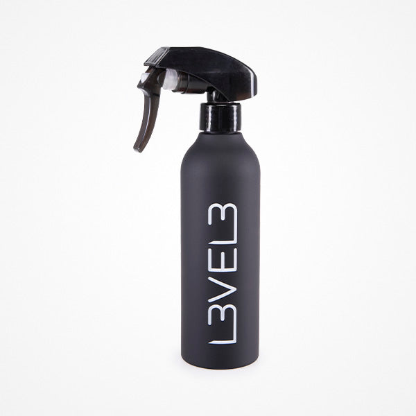 PULVERIZADOR NEGRO Rubberized Spray Bottle 300 ML LEVEL 3
